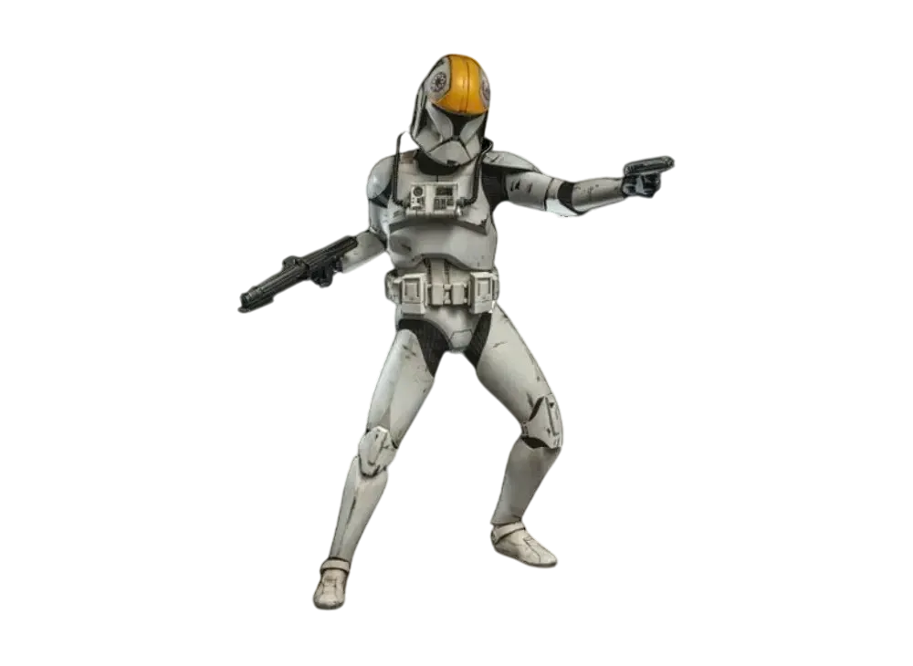 Hot Toys "Movie Masterpiece" -Star Wars / Episode II Attack of the Clones- 1/6 Scale Fully Poseable Figure: Clone Pilot