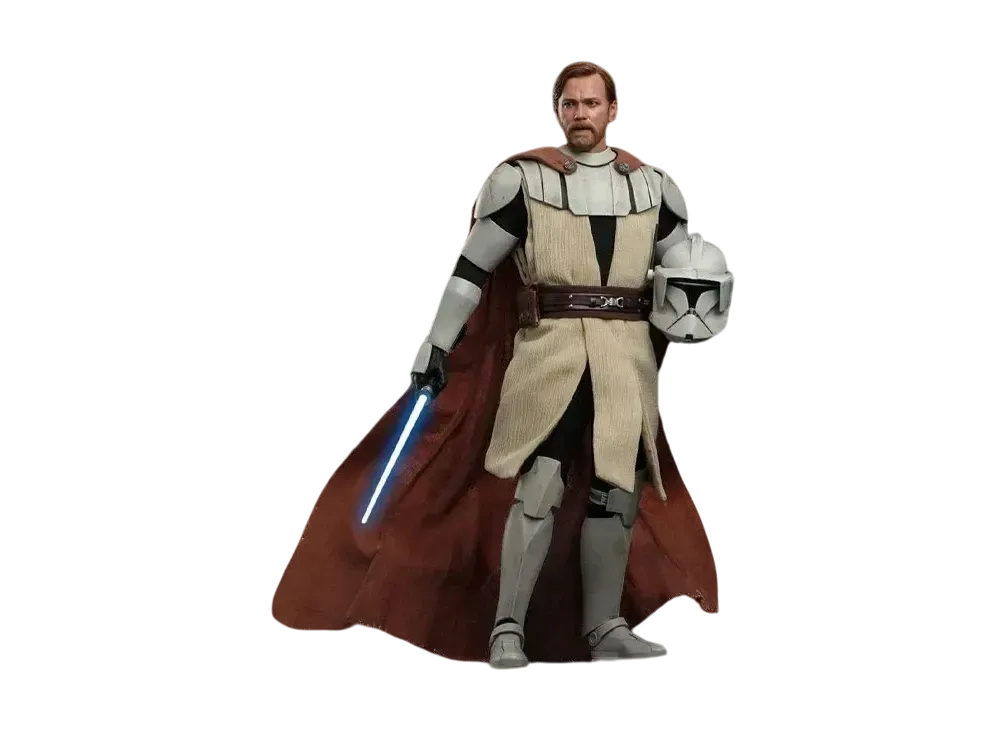Hot Toys "Television Masterpiece" -Star Wars: The Clone Wars- 1/6 Scale Fully Poseable Figure: Obi-Wan Kenobi