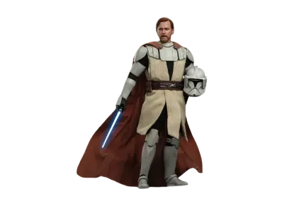 Hot Toys "Television Masterpiece" -Star Wars: The Clone Wars- 1/6 Scale Fully Poseable Figure: Obi-Wan Kenobi