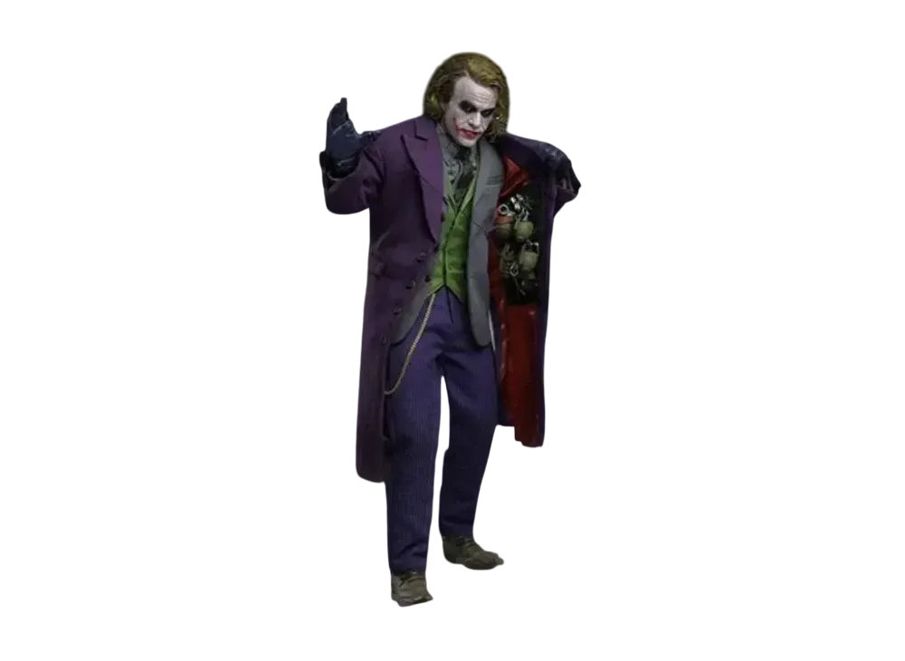 Hot Toys "Movie Masterpiece Deluxe Artisan" -The Dark Knight Trilogy- 1/6 Scale Fully Poseable Figure: The Joker