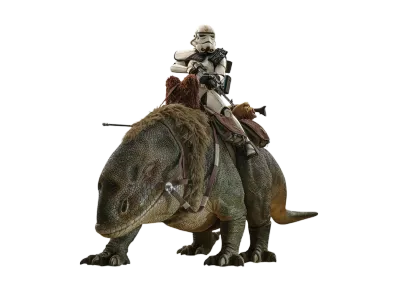 Hot Toys "Movie Masterpiece" -Star Wars / Episode IV A New Hope- 1/6 Scale Fully Poseable Figure: Sandtrooper Sergeant & Dewback Set