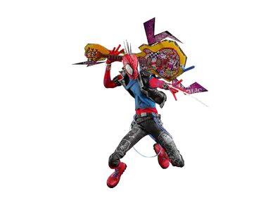 Hot Toys "Movie Masterpiece" -Spider-Man: Across the Spider-Verse- 1/6 Scale Fully Poseable Figure: Spider-Punk