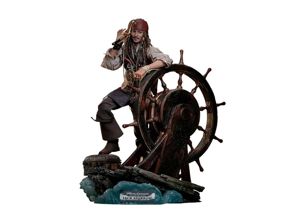 Hot Toys "Movie Masterpiece Deluxe" -Pirates of the Caribbean / Dead Men Tell No Tales- 1/6 Scale Fully Poseable Figure: Jack Sparrow 2.0 (Deluxe Version)