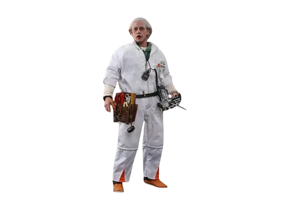 Hot Toys "Movie Masterpiece" -Back to the Future- 1/6 Scale Fully Poseable Figure: Doc Brown