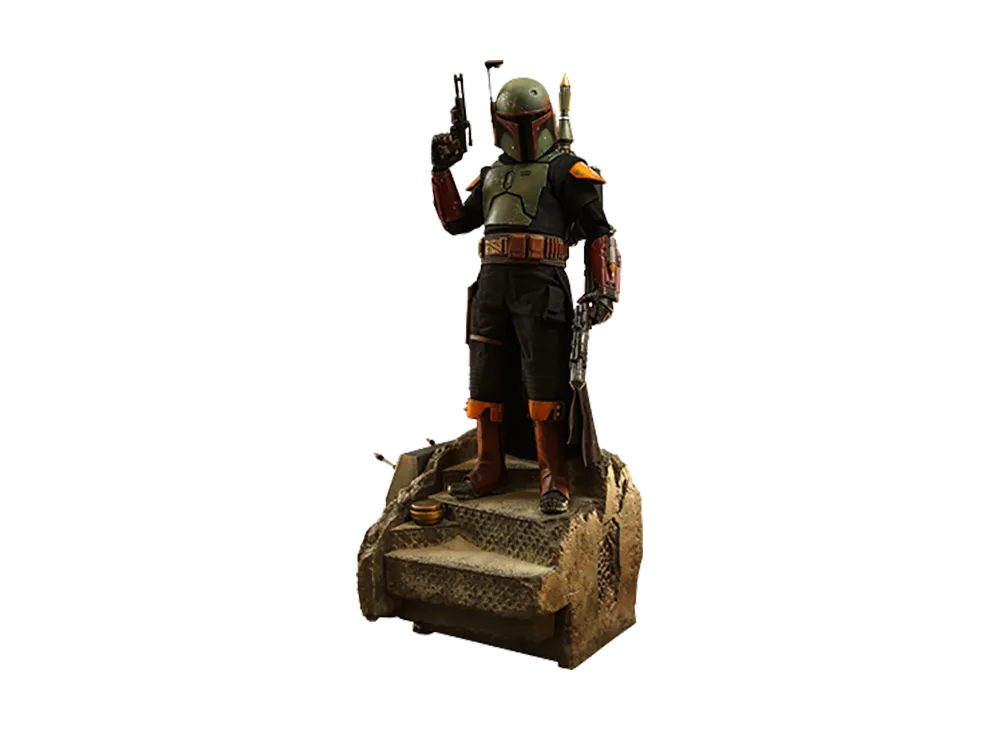 Hot Toys "Quarter Scale" -The Book of Boba Fett- 1/4 Scale Fully Poseable Figure: Boba Fett [With Bonus Accessory]