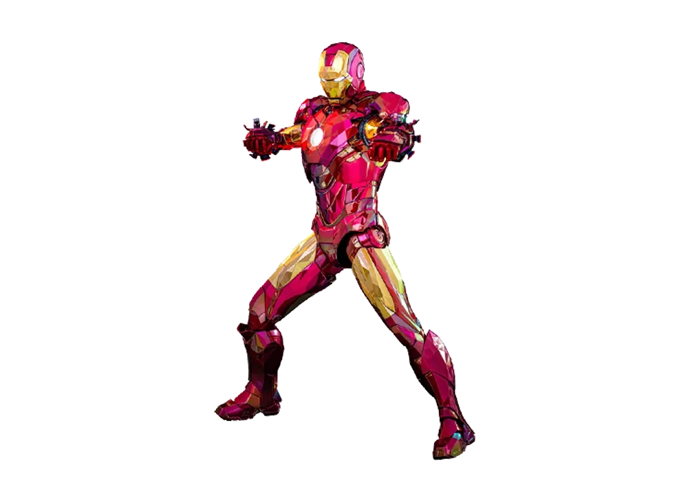 Hot Toys "Movie Masterpiece Diecast" -Iron Man 2- 1/6 Scale Fully Poseable Figure: Iron Man Mark 4 (Fractal Armor)