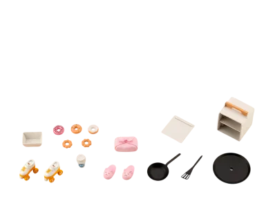 KOTOBUKIYA "Character Plastic Model" -SOUSAISHOJOTEIEN- AFTER SCHOOL SEIRA'S SWEET DELIVERY SET