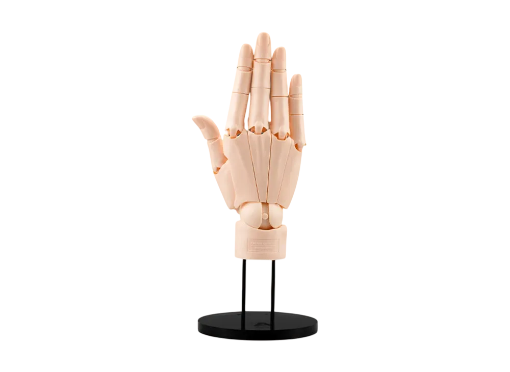 KOTOBUKIYA "ARTIST SUPPORT ITEM" -ARTIST SUPPORT ITEM- HAND MODEL/R -PALE ORANGE-