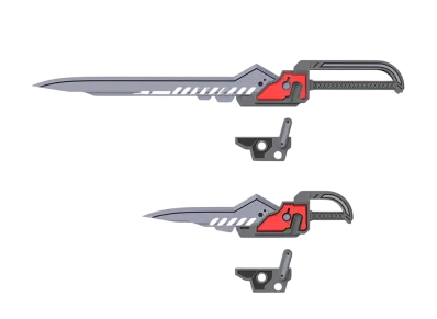 KOTOBUKIYA "M.S.G WEAPON UNIT" -M.S.G Modeling Support Goods- WEAPON UNIT51 CUSTOMIZE BLADE SET01