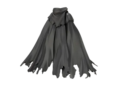 KOTOBUKIYA "M.S.G Modeling Support Goods" DRESS UP PARTS CRASH&SIDE CLOAK BLACK Ver.