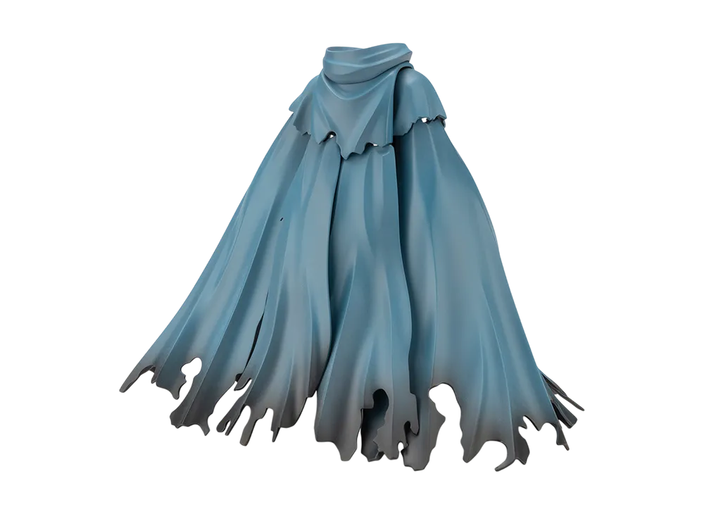 KOTOBUKIYA "M.S.G Modeling Support Goods" DRESS UP PARTS CRASH&SIDE CLOAK BLUE Ver.