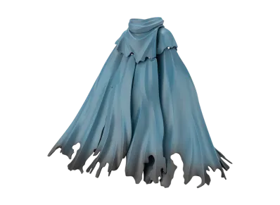 KOTOBUKIYA "M.S.G Modeling Support Goods" DRESS UP PARTS CRASH&SIDE CLOAK BLUE Ver.