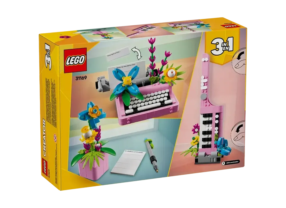 LEGO CREATOR 3IN1 "Typewriter with Flowers" [31169]
