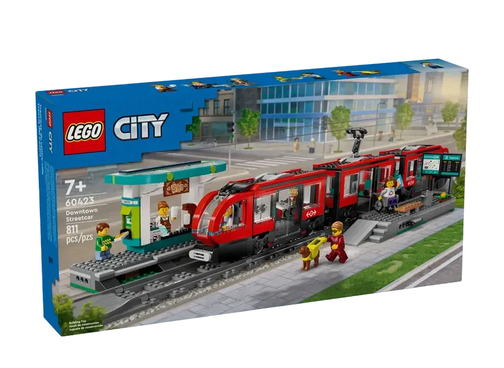 LEGO CITY "DOWNTOWN STREETCAR AND STATION" [60423]