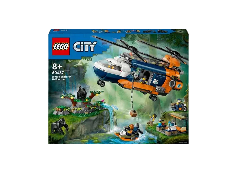 LEGO CITY "Jungle Explorer Helicopter at Base Camp" [60437]