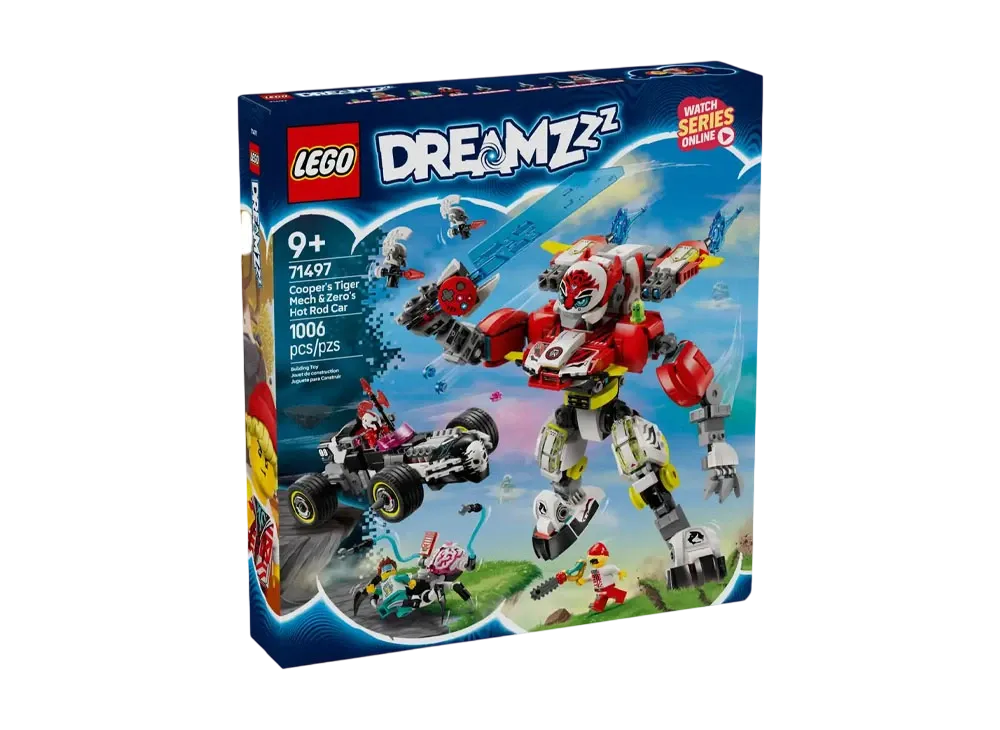 LEGO DreamZzz "Cooper's Tiger Mech & Zero's Hot Rod Car" [71497]