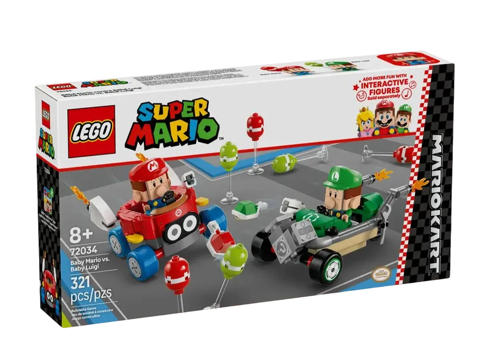 LEGO SUPER MARIO "Mario Kart - Baby Mario vs. Baby Luigi" [72034]