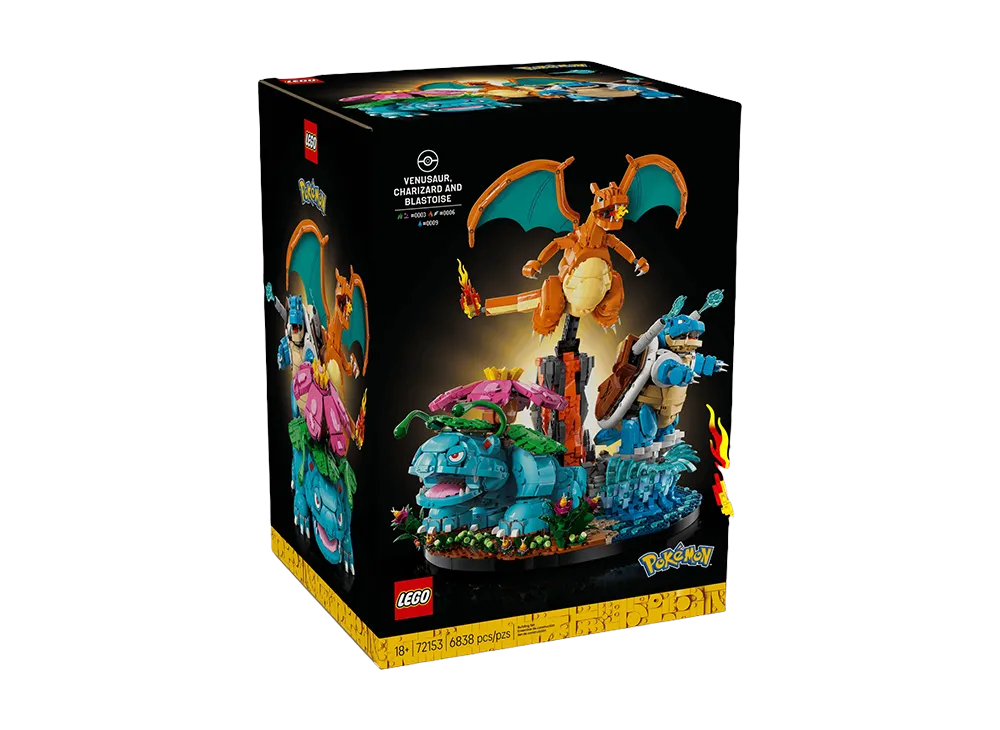 LEGO ポケモン 30th "フシギバナ、リザードン アンド カメックス" [72153]