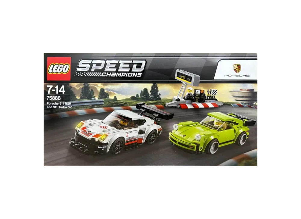 LEGO SPEED CHAMPIONS "Porsche 911 RSR and 911 Turbo 3.0" [75888]