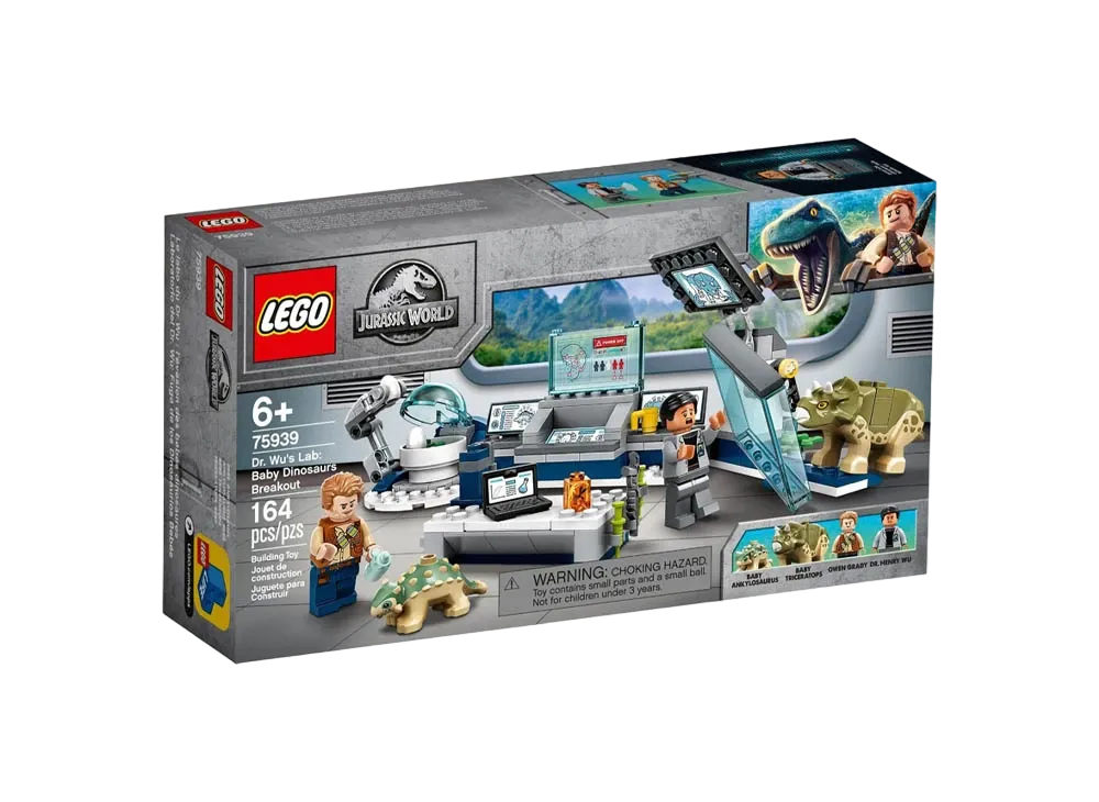 LEGO JURASSIC WORLD "Dr. Wu's Lab: Baby Dinosaurs Breakout​" [75939]