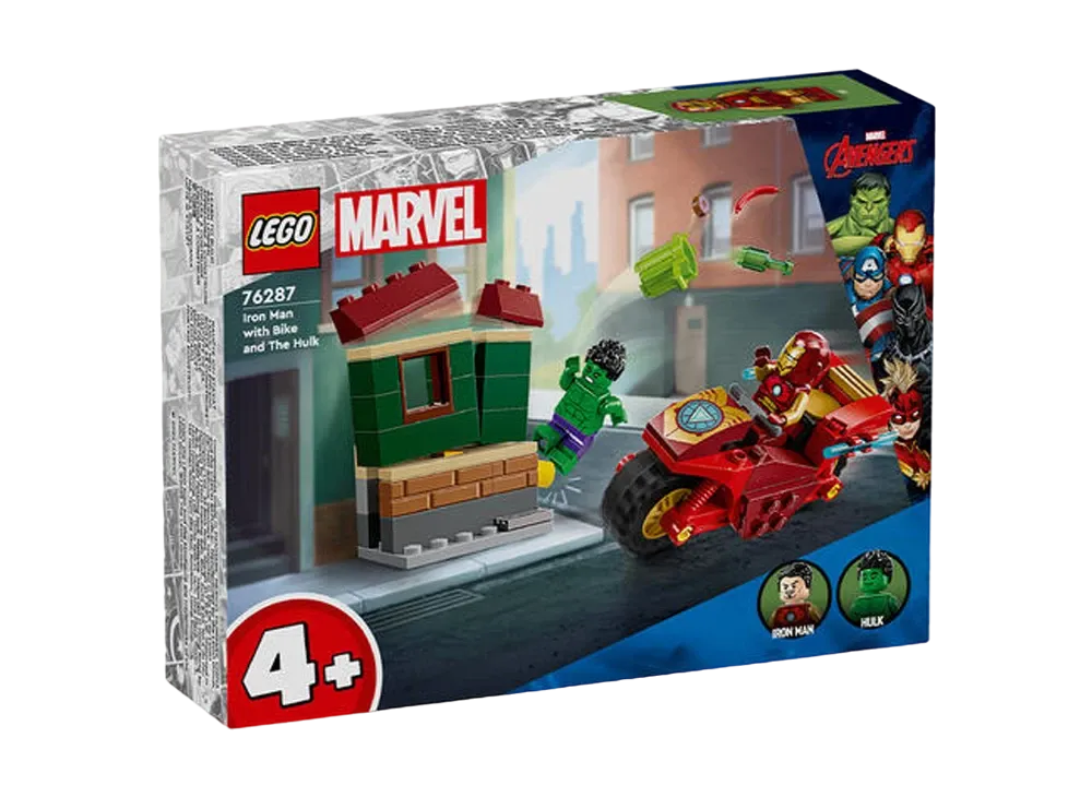 LEGO MARVEL "Iron Man with Bike and The Hulk" [76287]