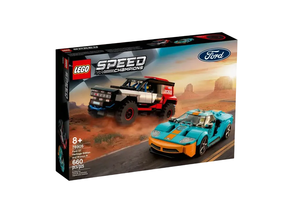 LEGO SPEED CHAMPIONS "Ford GT Heritage Edition and Bronco R" [76905]