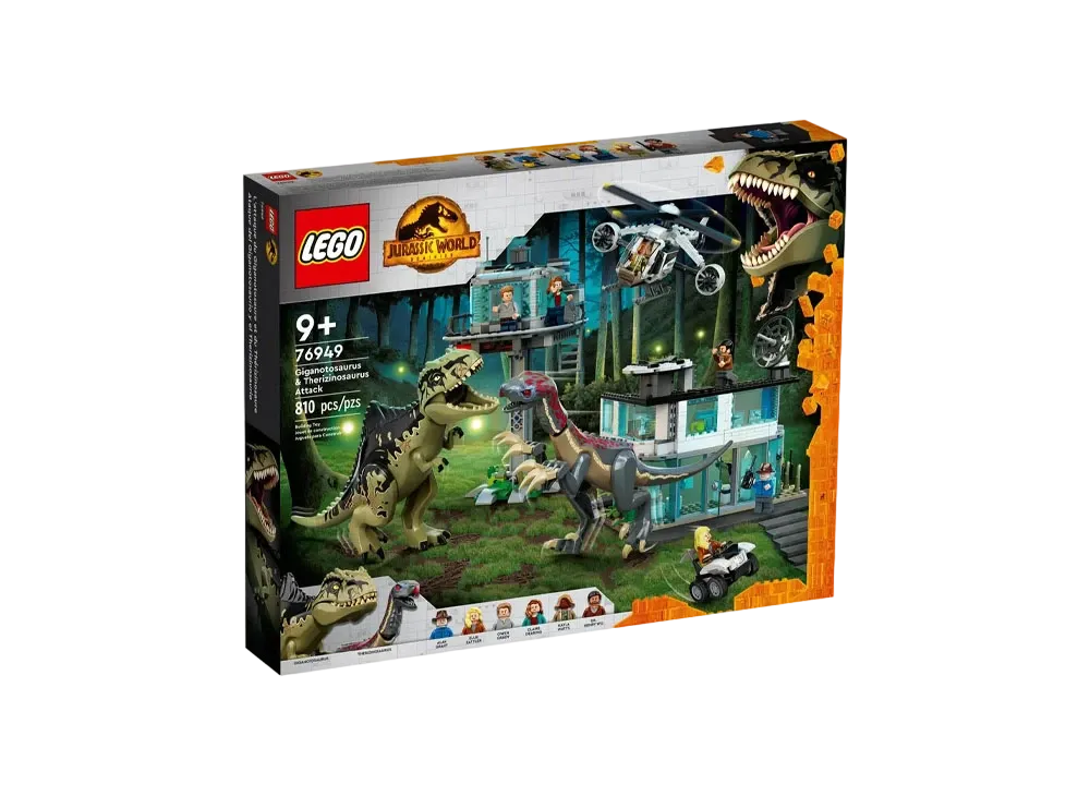 LEGO JURASSIC WORLD "Giganotosaurus & Therizinosaurus Attack" [76949]