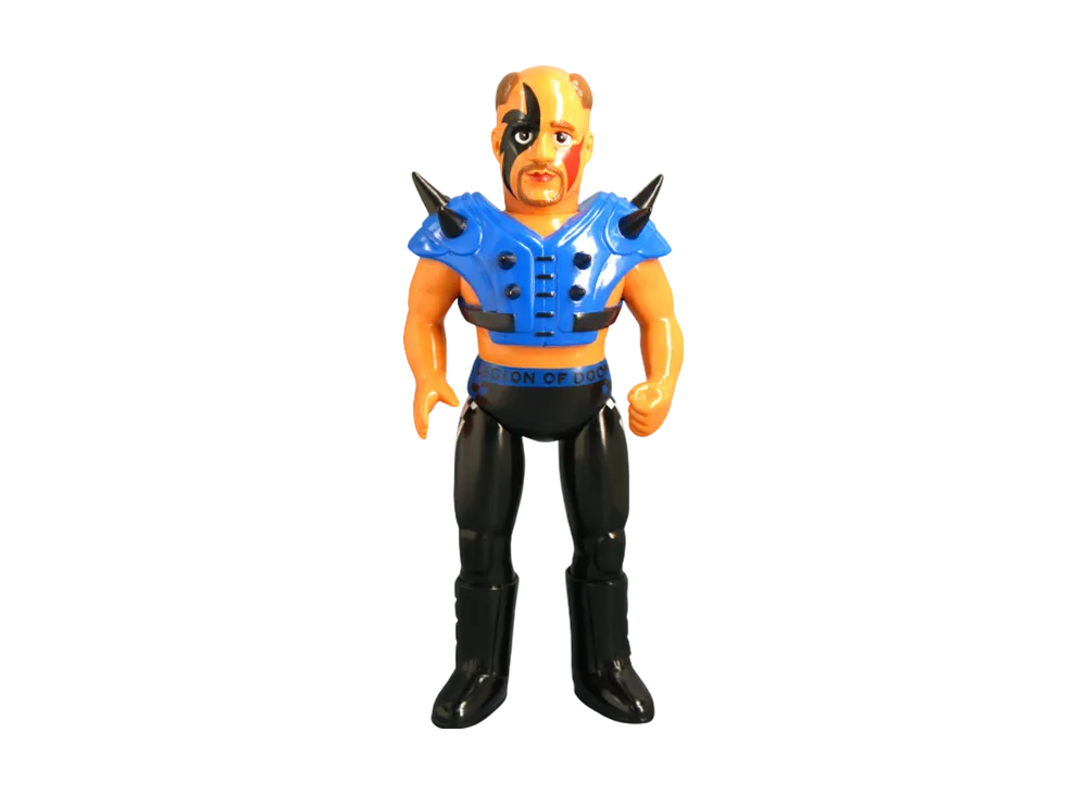 MEDICOM TOY "Sofvi Fighting Series" Soft Vinyl Legion Of Doom Blue Shoulder Armor Hawk