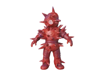 MEDICOM TOY "Toei Retro Sofvi Collection" -Android Kikaider- Violet Turban Shell