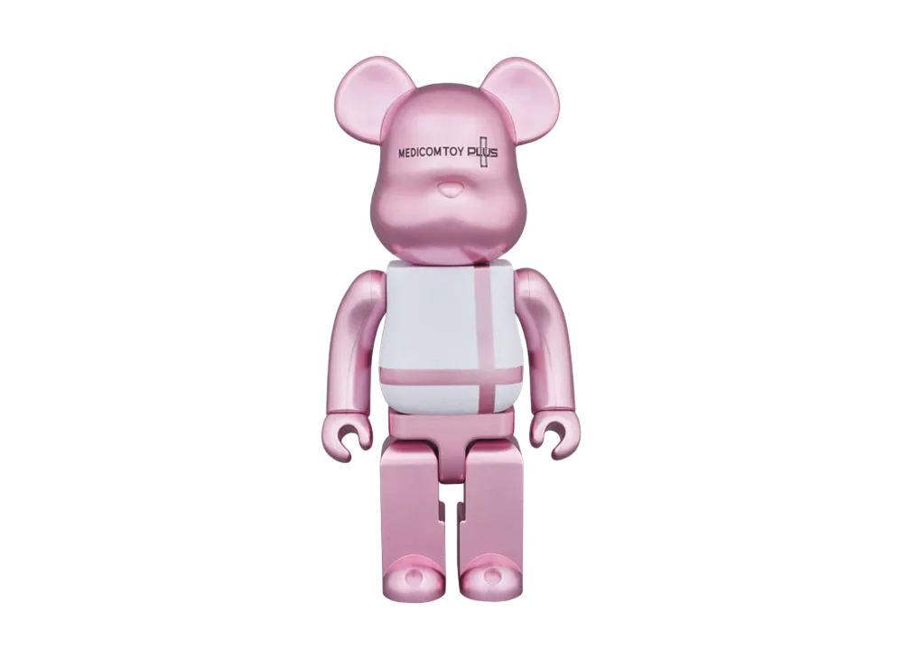 MEDICOM TOY "BEARBRICK" Medicom Toy Plus Pink 400%
