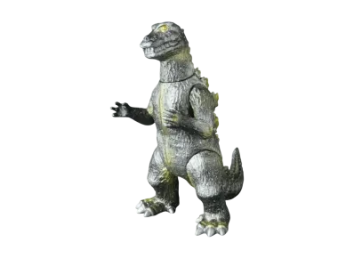 MEDICOM TOY / Bearmodel "GODZILLA VINYL WARS EX" The First Godzilla (Silver Color Version For The Silver Screen)