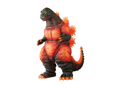 MEDICOM TOY / Marmit "GODZILLA VINYL WARS EX" Death Goji (Orange Clear Molding)