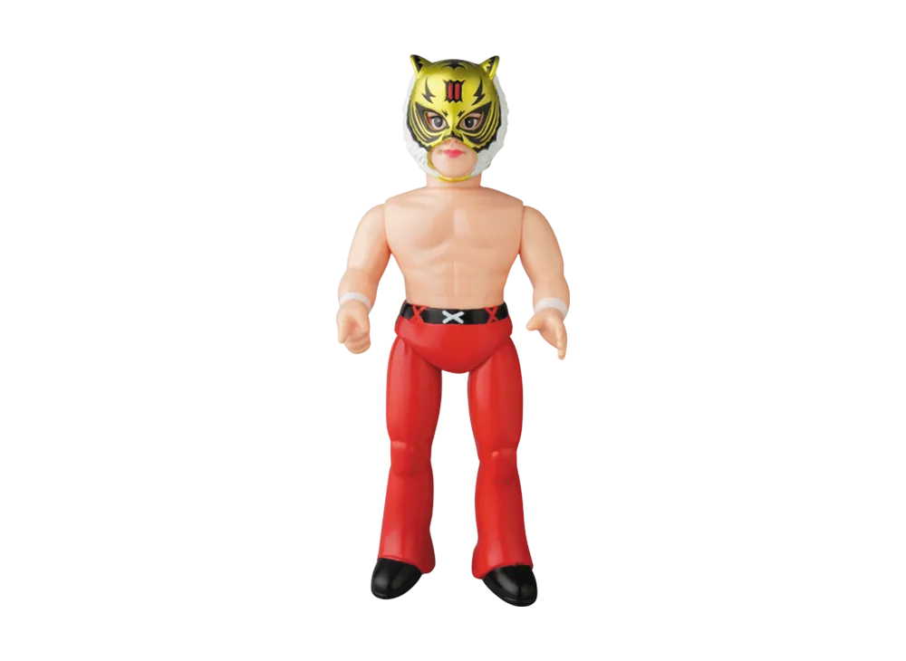 MEDICOM TOY "Sofvi Fighting Series" The First Tiger Mask (Late Gold Version)