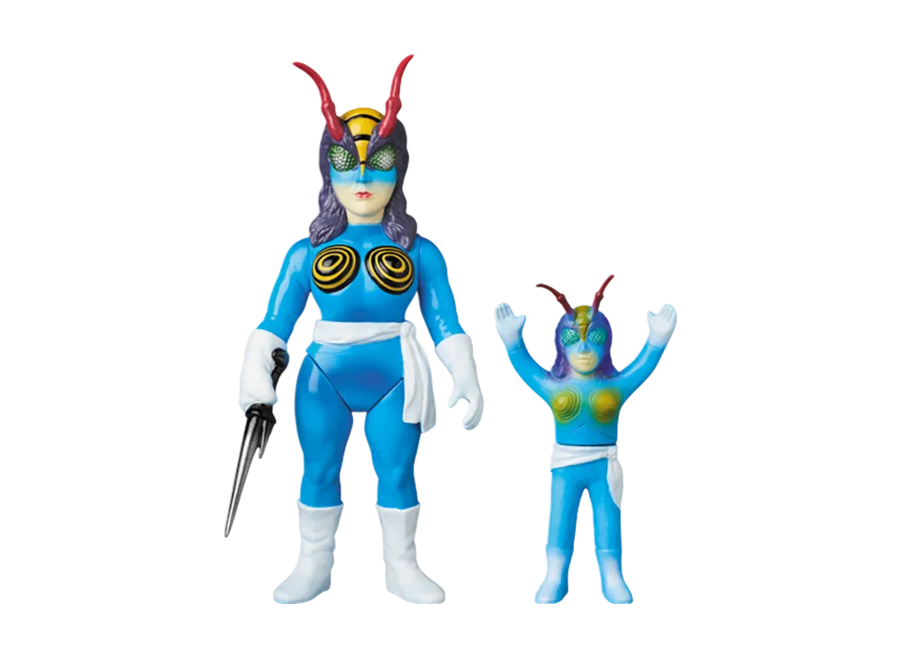 MEDICOM TOY "Toei Retro Sofvi Collection" -Masked Rider- Hachijo (New Color) & Hachijo (Mini Soft Vinyl) (Wonder Festival Commemorative Model)
