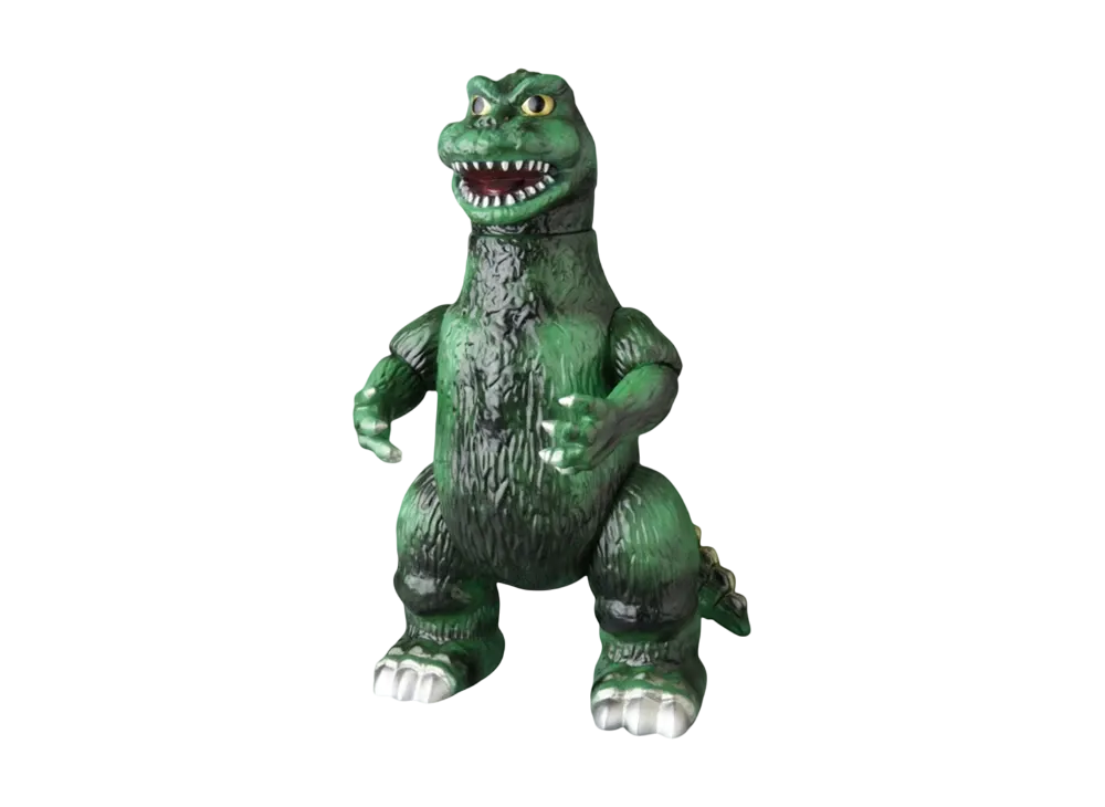 MEDICOM TOY / Sofvi Life "GODZILLA VINYL WARS EX" Giant Pretty Godzilla (Green)