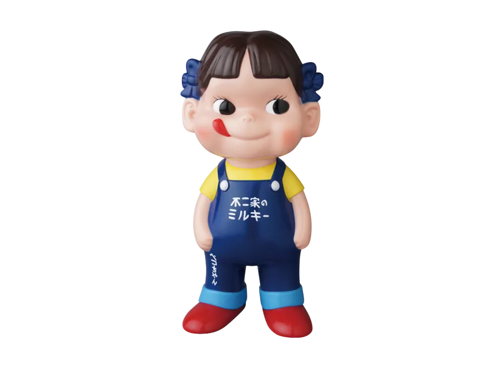 MEDICOM TOY "Fujiya Sofvi Collection" Peko-Chan (Blue Overalls)