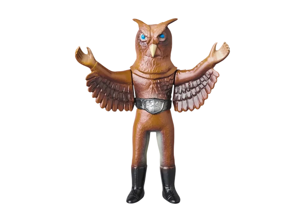 MEDICOM TOY "Toei Retro Sofvi Collection M" -Masked Rider- Owl Man Medium Size