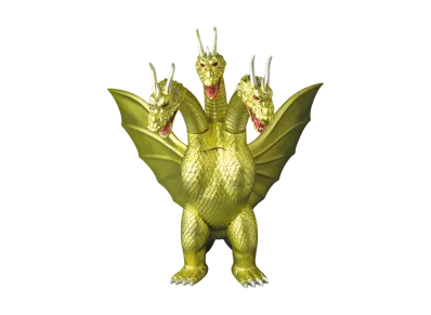 MEDICOM TOY / Marmit "GODZILLA VINYL WARS EX" King Ghidorah (Gold Color)
