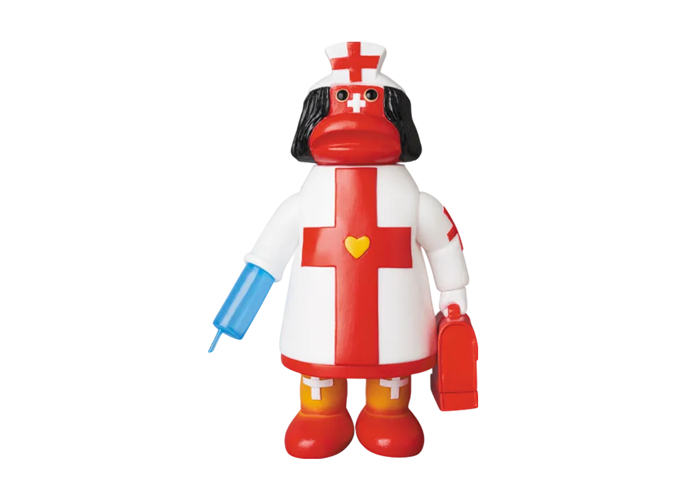 MEDICOM TOY "Toei Retro Sofvi Collection" -Ganbare!! Robocon- Robopecha (Emergency Bag Ver.)