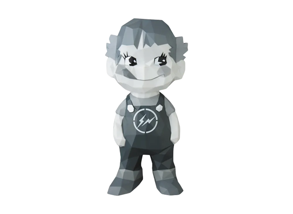 MEDICOM TOY / fragment "Fujiya Sofvi Collection" Milky The Conveni Peko-Chan Black