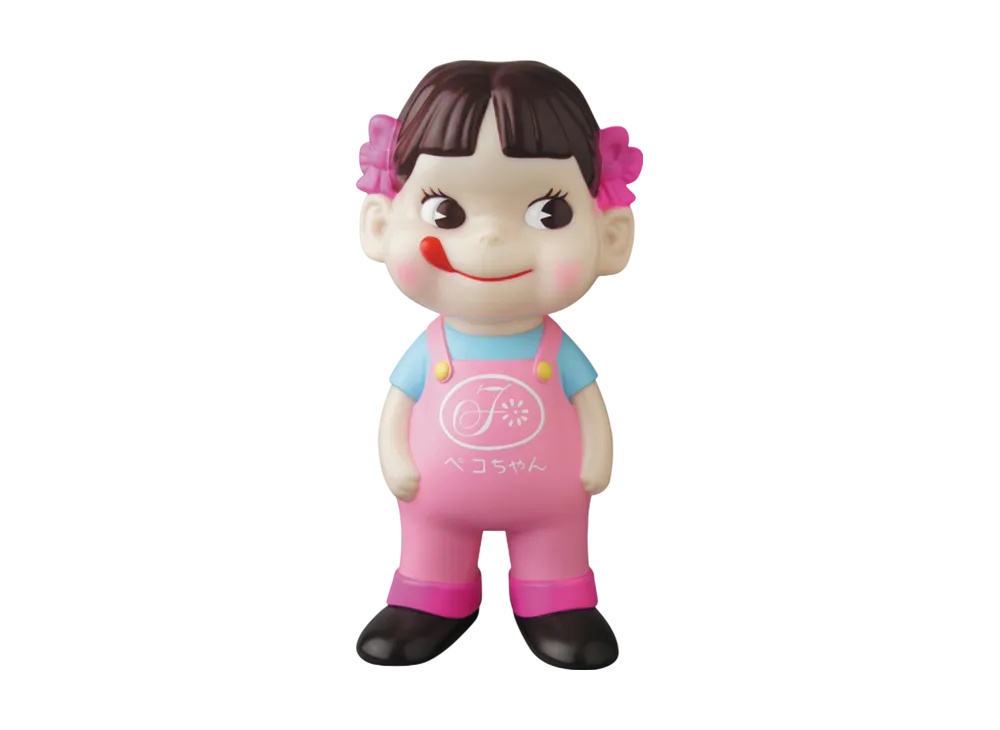 MEDICOM TOY "Fujiya Sofvi Collection" Peko-Chan (Pink Overalls)