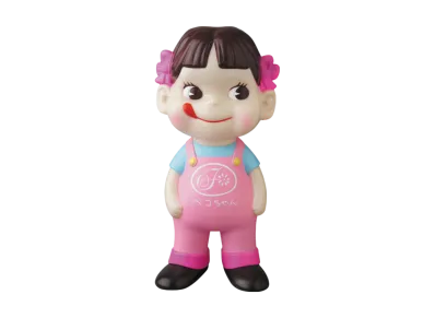 MEDICOM TOY "Fujiya Sofvi Collection" Peko-Chan (Pink Overalls)