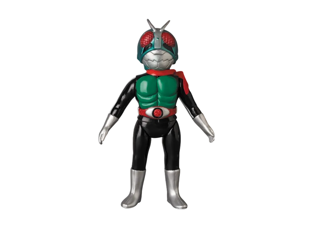MEDICOM TOY "Toei Retro Sofvi Collection M" -Masked Rider- Kamen Rider New No. 1 (Mask Removable Specification) (Middle Size)