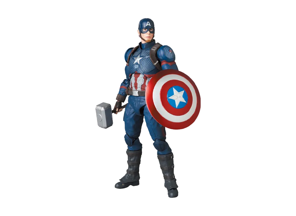 MEDICOM TOY "MAFEX No.130" -Avengers: Endgame- Captain America(Endgame Ver.)