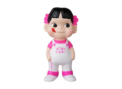 MEDICOM TOY "Fujiya Sofvi Collection" Peko-Chan (White X Fluorescent Pink)