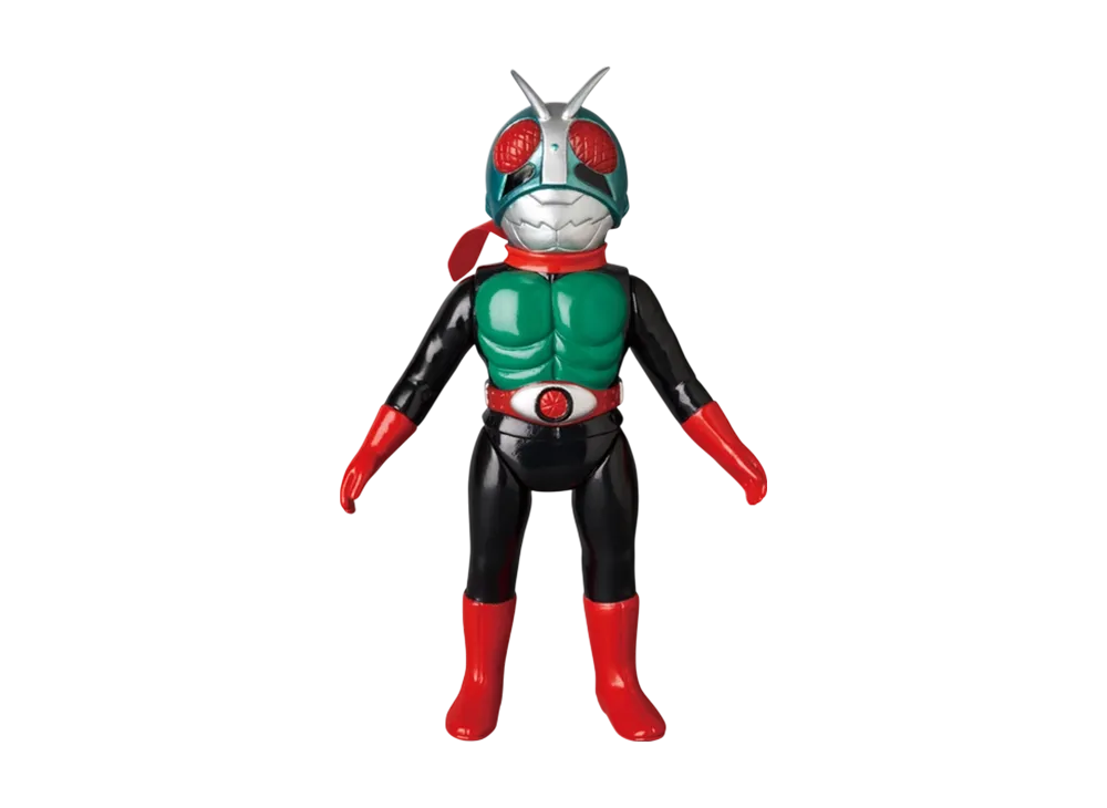 MEDICOM TOY "Toei Retro Sofvi Collection M" -Masked Rider- Kamen Rider New No. 2 (2Nd Season Color) (Middle Size)
