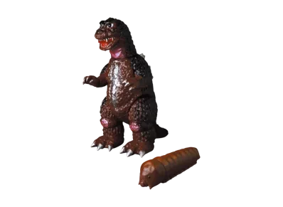 MEDICOM TOY / Anrakuansaku "GODZILLA VINYL WARS EX" Godzilla & Mothra'S Larva (Mothra Vs. Godzilla Version) (2Nd)