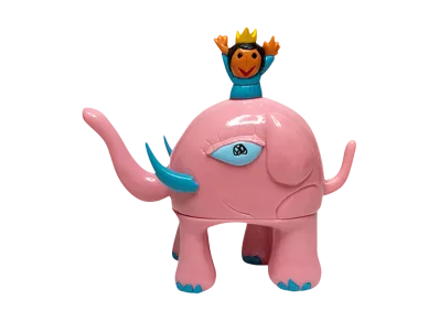 MEDICOM TOY / Shishimaru Momo Magical Pot/Prince And Elephant (Main Visual Color 1/6 Edition)