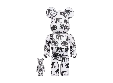 MEDICOM TOY "BEARBRICK" Lfyt X Krink 100% & 400%