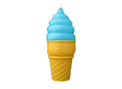 MEDICOM TOY / SCIENCE PATROL Famous Corn (Soda Soft Cream)